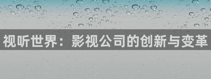 51视频导航：视听世界：影视公司的创新与变革